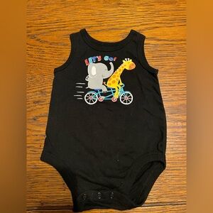 Garanimals Black Baby Onesie